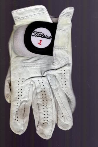Bernhard Langer ruka potpisana i korištena rukavica za Golf+COA 2x Masters Champion - rukavice za Golf s autogramom