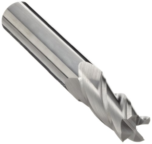 Melin alat CCMG-M karbidni kvadratni nosni mlin, Metrički, bez premaza, 30 stepeni spirale, 4 Flaute, 1.5000 Ukupna dužina, 3mm prečnik