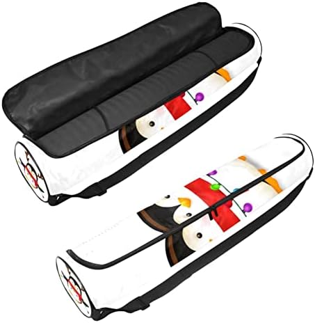 Penguin slavi Božić Yoga Mat Carrier torba sa naramenicom Yoga Mat torba torba za teretanu torba za plažu