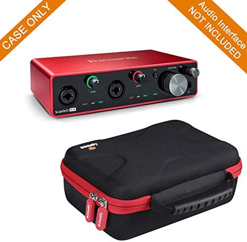 Aproca Hard Carry Travel Storage zaštitna torbica za Focusrite Scarlett 4i4 USB Audio interfejs