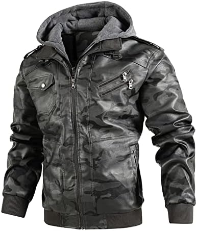 ADSDQ zimski kaputi za muškarce, jakna s dugim rukavima muške plus veličina zimske vintage dukseve fit dukserirt debljine6