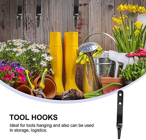 Doitool Garden Tool 8pcs Iron J- Kuke za oblikovanje 58 mm cvjetne košarice Kukice Zidni kaput Držači za uređenje doma Dnevna soba