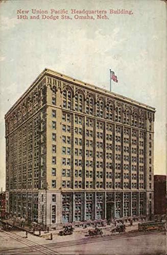 Nova zgrada sjedišta Union Pacifica, 15. i Dodge Sts. Omaha, Nebraska ne originalna antička razglednica