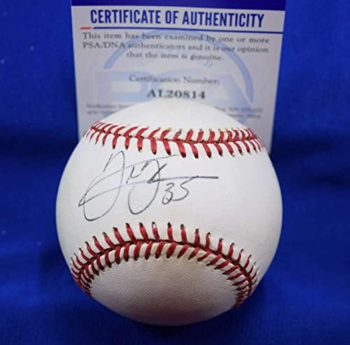 Frank Thomas PSA DNK Coa Autograph American League Oal potpisan bejzbol 1