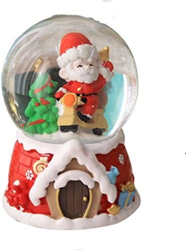 Ylyajy Santa Claus Crystal Ball Music Box ukrasi Kreativna oktave Box Girlday Birthday Poklon Princess Girl Poklon predmeti