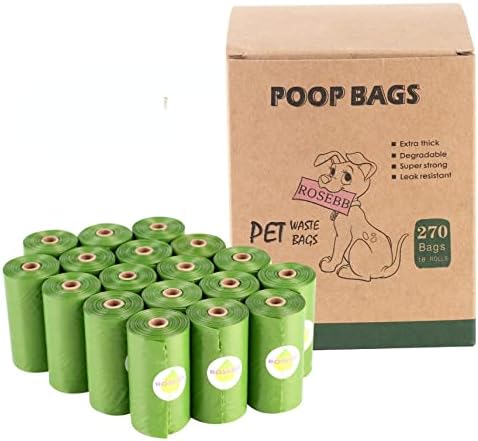 ROSEBB torbe za pseće Kakice za kućne ljubimce torbe za pseće torbe za pseće Mak, garantovano nepropusno i ekstra debele vreće za
