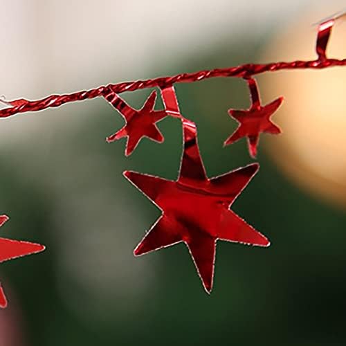7,5m Božićni ukrasi Božićno ukrašavanje drvva Božić Božićna žičana zvijezda rattan multicolor prozor za mrlje za djecu