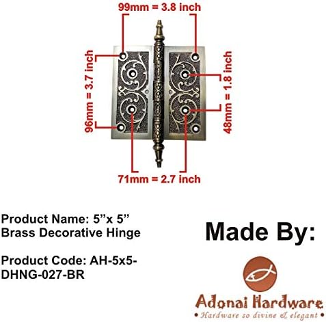 Adonai Hardware Mesiss Dekorativni šarki