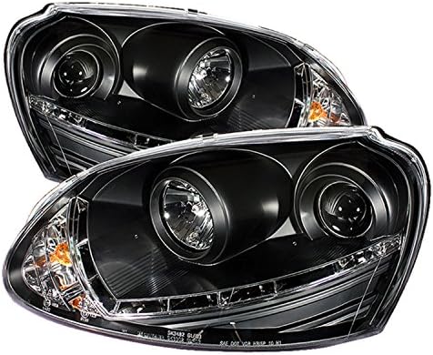 Spyder Auto Volkswagen GTI/Jetta / zec Crni DRL Led kristalno svjetlo