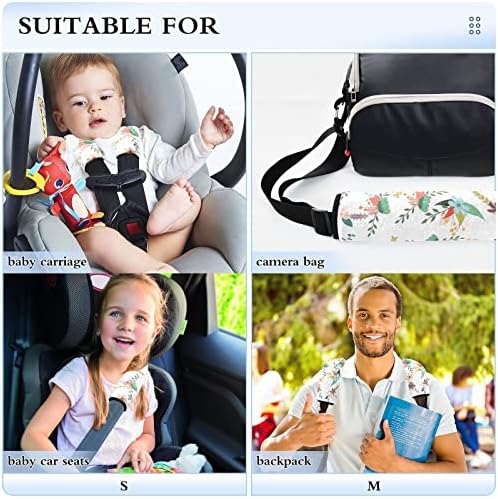 Cvijeće Seatbelt pokriva auto sigurnosni pojas Mekani komforne sigurnosne pojaseve za odrasle dječje kaiševe na ramenu kabel jastučići