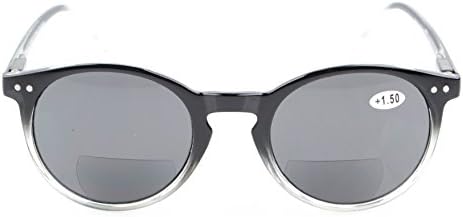 Okretač uštedite 10% na 2 paketu Bifokalne sunčane naočale Sunshine čitači prevelike okrugle mačke oči crne +2,00