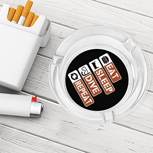 Jedite ronjenje za spavanje Ponovno pušenje pepeljara Glass cigareta za cigarete pepelom Prilagođeni nosač pušača