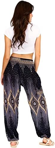 Lofbaz Harem joga hlače za žene S-4XL hipi boho pjs lounge Beach Print plus plus