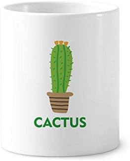 Zeleni kaktus sakulenti za sakulenti za vuču za zube četkica za zube Keramička stalak za olovku