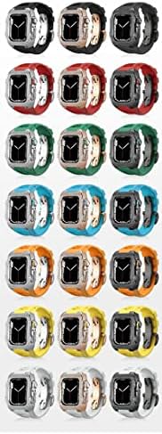 ZEDEVB luksuzni dijamantni komplet za modifikaciju remena za Apple Watch serija 8 7 45 mm sjajni okvir poklopac za iWatch 6 SE 5 4