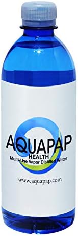 AQUAPAP 16,9 unce 6 pakovanja pare destilovane CPAP vode / 2-3 noći po boci / za Resmed mašine