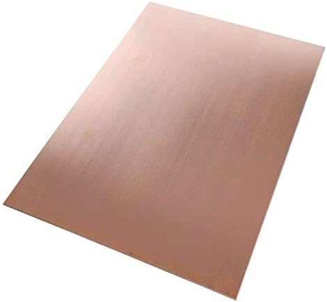 HUILUN Mesingani Lim od čistog bakra folija ploča 1. 2 x 100 x 100 mm rezane bakarne metalne ploče mesingane ploče