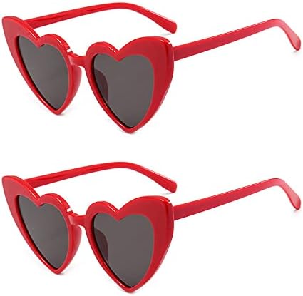 Yoothink ljubavne naočare u obliku srca za žene, Retro naočare u stilu mačjeg oka
