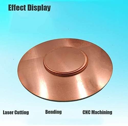 Čista bakarna folija od čistog bakra ploča za disk od čistog bakra okruglog kruga zaptivna ploča kružna H62 bakar CNC Metal radne