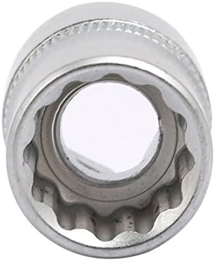 Aexit 1/2-inčni kvadratni ručni pogon alata 14mm 12-tačka plitka udarna utičnica srebrni ton 2kom Model: 62as620qo535