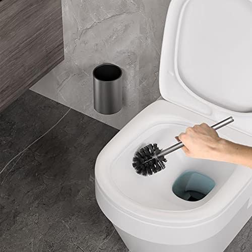 WC školjka i držač od nehrđajućeg čelika četka i četkica za četkicu i prorez četkica za toalet četkica čistim kutom toaleta, zidna
