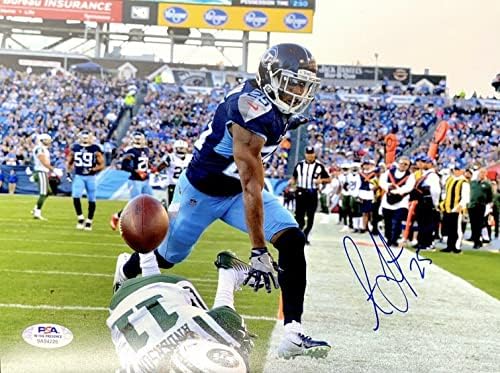 Adoree 'Jackson potpisao 8x10 FOTO TITANS NFL PSA 9A94226 - AUTOGREMENT NFL fotografije
