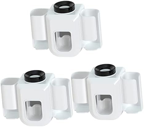 Doitool 3pcs Automatski nosači na zidu bez montiranog kupatila wc paste za zube za zube Squeezezer Besplatna raspršivača toaletne