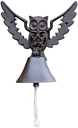 Teška liveno željezo Zidno zvono - ukrasno ručno oslikano lijepo ručno zvono - ručno treseni zidni viseći na vratima - unutarnji vanjski