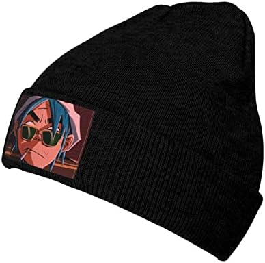 GHJOWpill 2D Cool Muzika rastezljiva pletena kapa kapa dnevna zimska termalna meka kapa za muškarce i žene