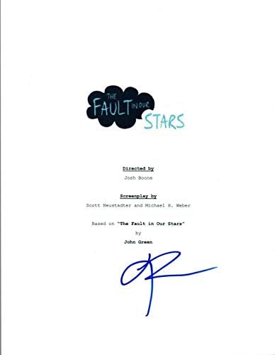 Josh Boone potpisao je autogramiranu grešku u scenariste scenarij zvijezde COA VD