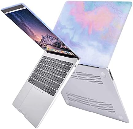 Mosiso kompatibilan sa MacBook Air Case 2022 2021 2020 2019 2018 Release A2337 M1 A2179 A1932 RETINA Display Touch ID, plastični uzorak