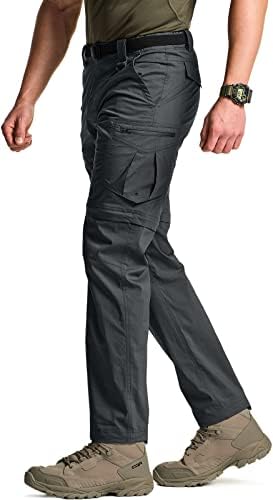CQR muške kabrioletne hlače, vodootporne planinarske pantalone, zatvarač od lagane rastezanje upf 50+ radne pantalone na otvorenom