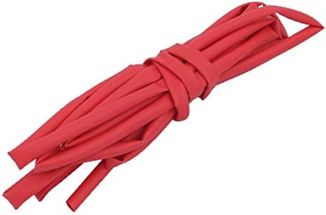 X-dree 2m 3,5 mm Unutarnje cijevi za ponovno postavljanje cijevi crvena za popravak žice (Tubo Ignífugo de Poliolefina Con Diámetro
