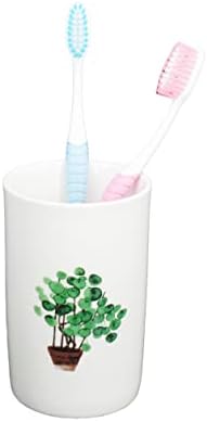Ins Creative keramičke zelene biljke Bijelo kupatilo Tumbler četkica za zube za zube Par par bijeli rinse šalica zuba zubne čaše za