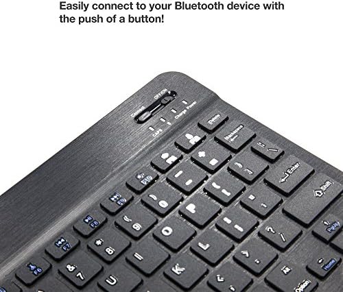 BoxWave tastatura kompatibilna sa Jumper EZpad 7-SlimKeys Bluetooth tastaturom, prenosiva Tastatura sa integrisanim komandama za Jumper