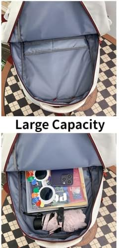 Žene Muškarci putuju 15,6 inčni ruksak za laptop sa psom kawaii medvjeda Privjesak Lagana knjiga Preppy Casual School Bag