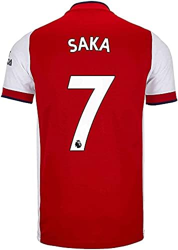 Saka # 7 Arsenal Home Muški nogometni dres- 2021/22