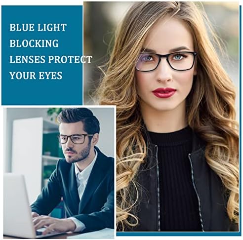 Zonlon naočare za čitanje 6 paketa za žene i muškarce, naočare sa opružnim šarkama plavo svjetlo koje blokira računarske čitače protiv
