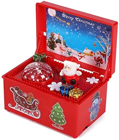 Glazbeni božićni stil muzičke kutije Prekrasna kreativna santa claus decor LED muzička kutija za zabavu