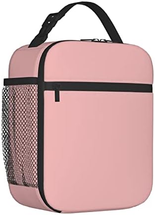Uyeugv Pink torba za ručak izolovana kutija za ručak za višekratnu upotrebu za tinejdžere, muškarce, žene vodootporna za posao, kancelarijski