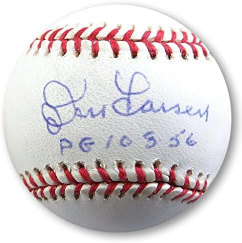 Don Larsen potpisao autografa bejzbol Yankees PG 10-8-56 upisali su JSA AI97765 - autogramirane bejzbol