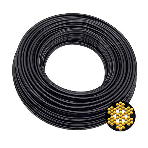 Lakonaponski kabl za rasvjetu sa niskim naponom 18/2 SPT-1 BULK LAMP CORD 300VOLT 18AWG, 200ft SPOOL BLACK, UL ​​Navedeno