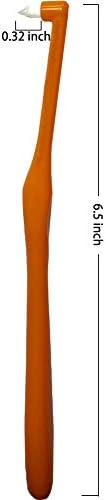 BoiZupha 7 kom završavaju tuckirani konusni ukras četkica za zube, jednoizmjenski četkica za unutrašnju stranu, srednja