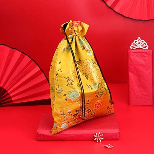 Topbathy Organizator za skladištenje cipela svilena vrećica za crtanje kineskog stila Nakit torbica za pohranu za pohranu za vjenčanje
