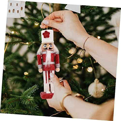 NOLITOY 20 kom Nutcracker krase para De rođenje Decor Woodsy Decor Holiday Hanging dekoracije Božić ukrasi božićno drvo Hanging Decor