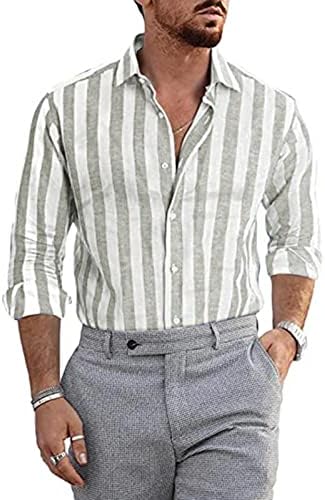 Muška prugasta majica s kratkim rukavima dolje majica Brza suha rever Soft Comfort Muška majica
