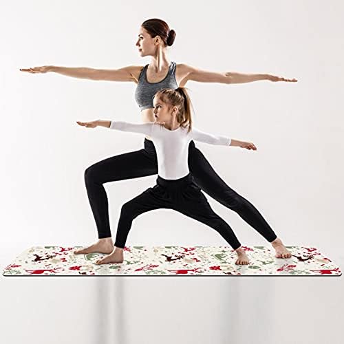 Siebzeh Božić pozadina Premium debeli Yoga Mat Eco Friendly gumene zdravlje & amp; fitnes non Slip Mat za sve vrste vježbe joge i