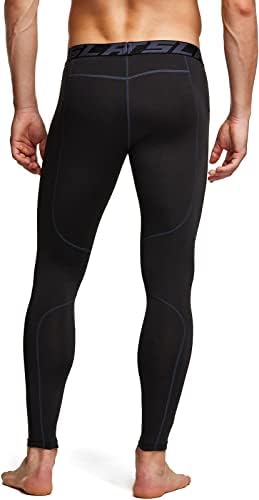 TSLA 1 ili 2 pakovanja muške hlače za termičke kompresije, atletske sportske tajice i tegbe, zimske dno podloga