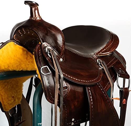 Hula Zapadna sedla sa alatkama od prave kože konjsko sedlo uklesano udobno sedište veličine 14 inča do 18 inča Zapadna sedla za konje