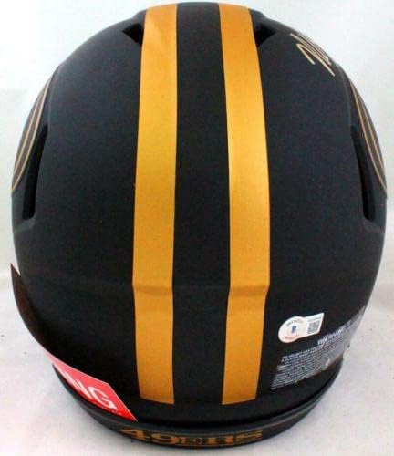 Nick Bosa autographed San Francisco 49ers F / S Eclipse Speed Authentic helmets-B-autographed NFL Helmets